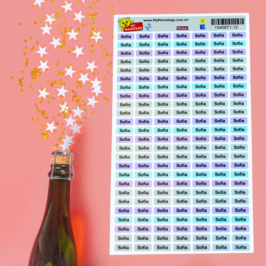 Metallic Ministickers Frosted