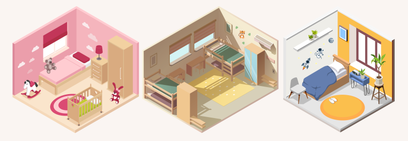 Tips voor het decoreren van een kinderkamer met muurstickers